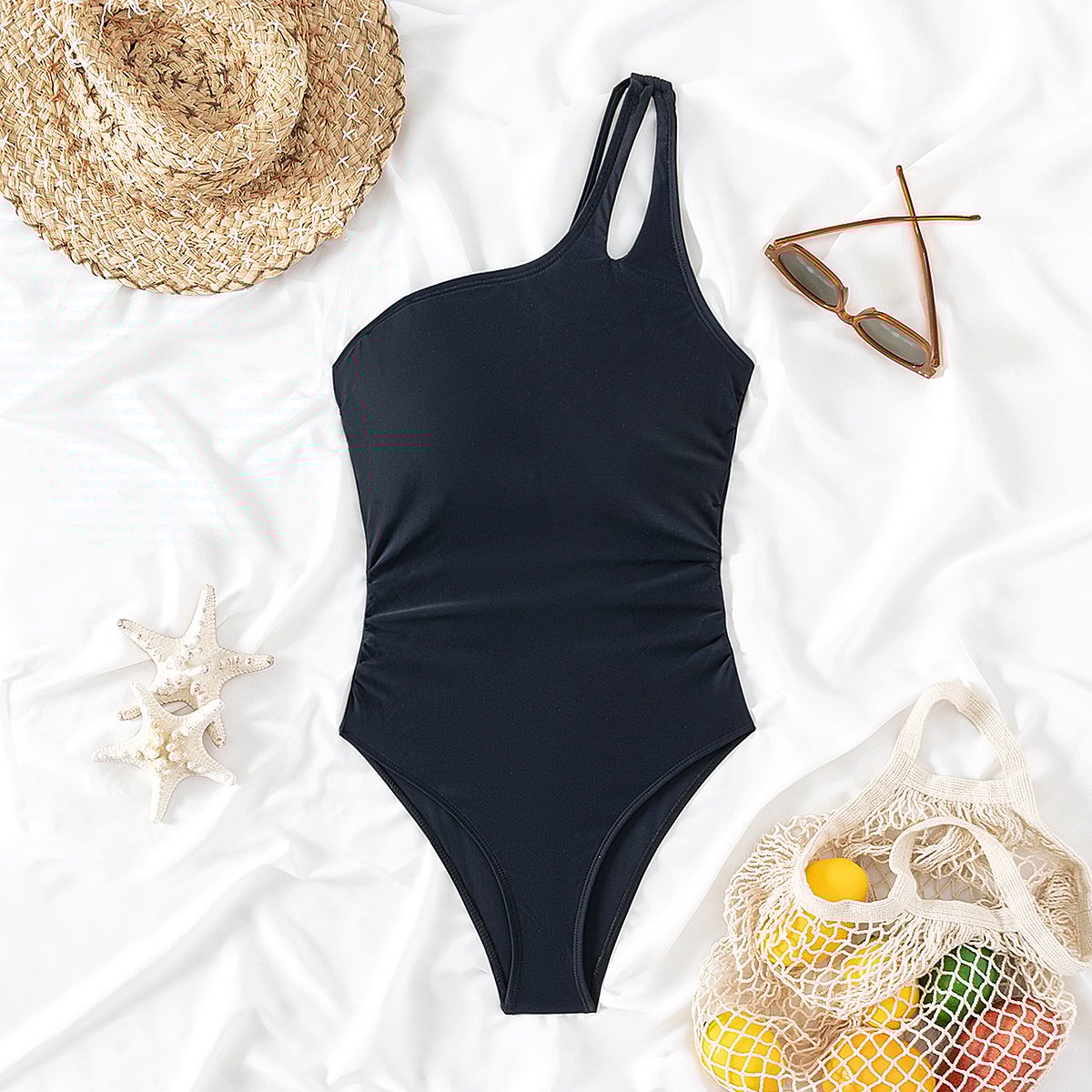 BLAKELY – ONE SHOULDER ONE PIECE SWIMSUIT
