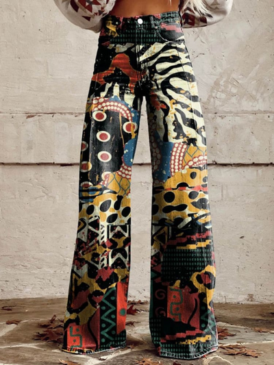 Mia - Modern Colourful Wide Leg Pants