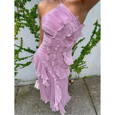 Adelynn™ | Long Ruffle Dress