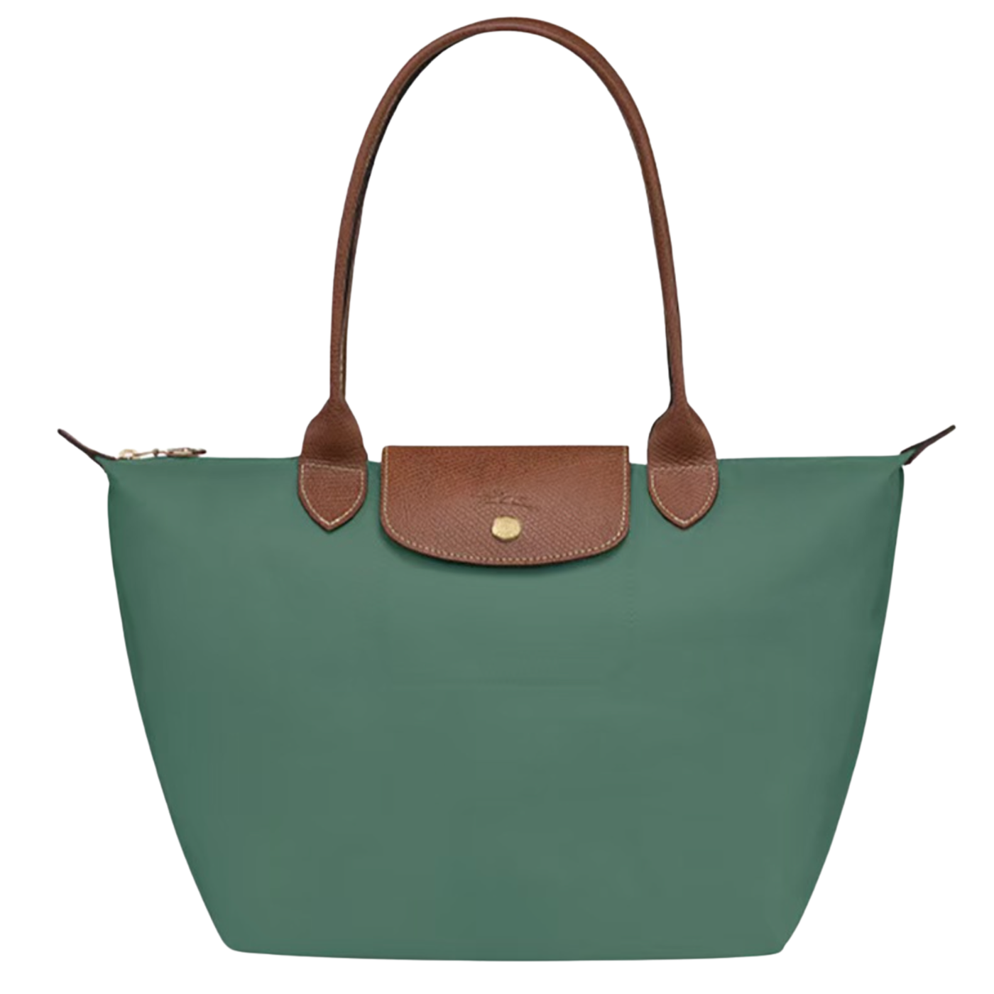 | Large Le Pliage bag, Green