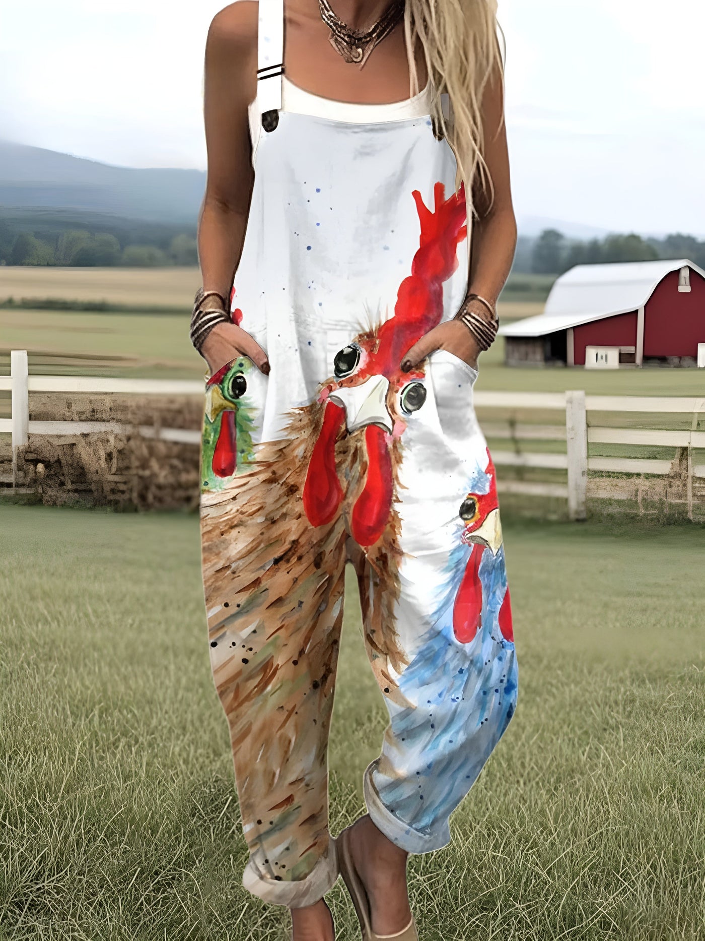 Seren - Rooster Splash Jumpsuit