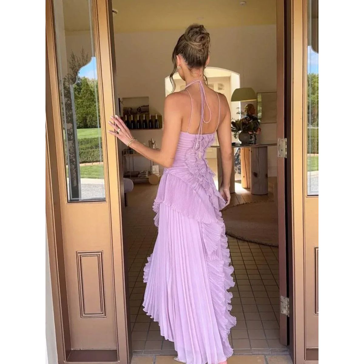 Adelynn™ | Long Ruffle Dress