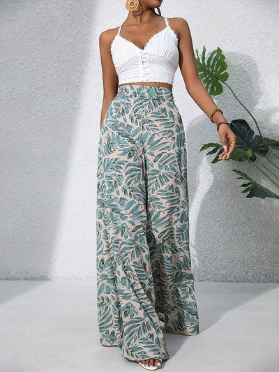 Lily - Chic Bohemian Wide-Leg Pants