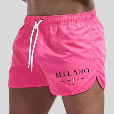 Milano - Short swim trunks with Italian character