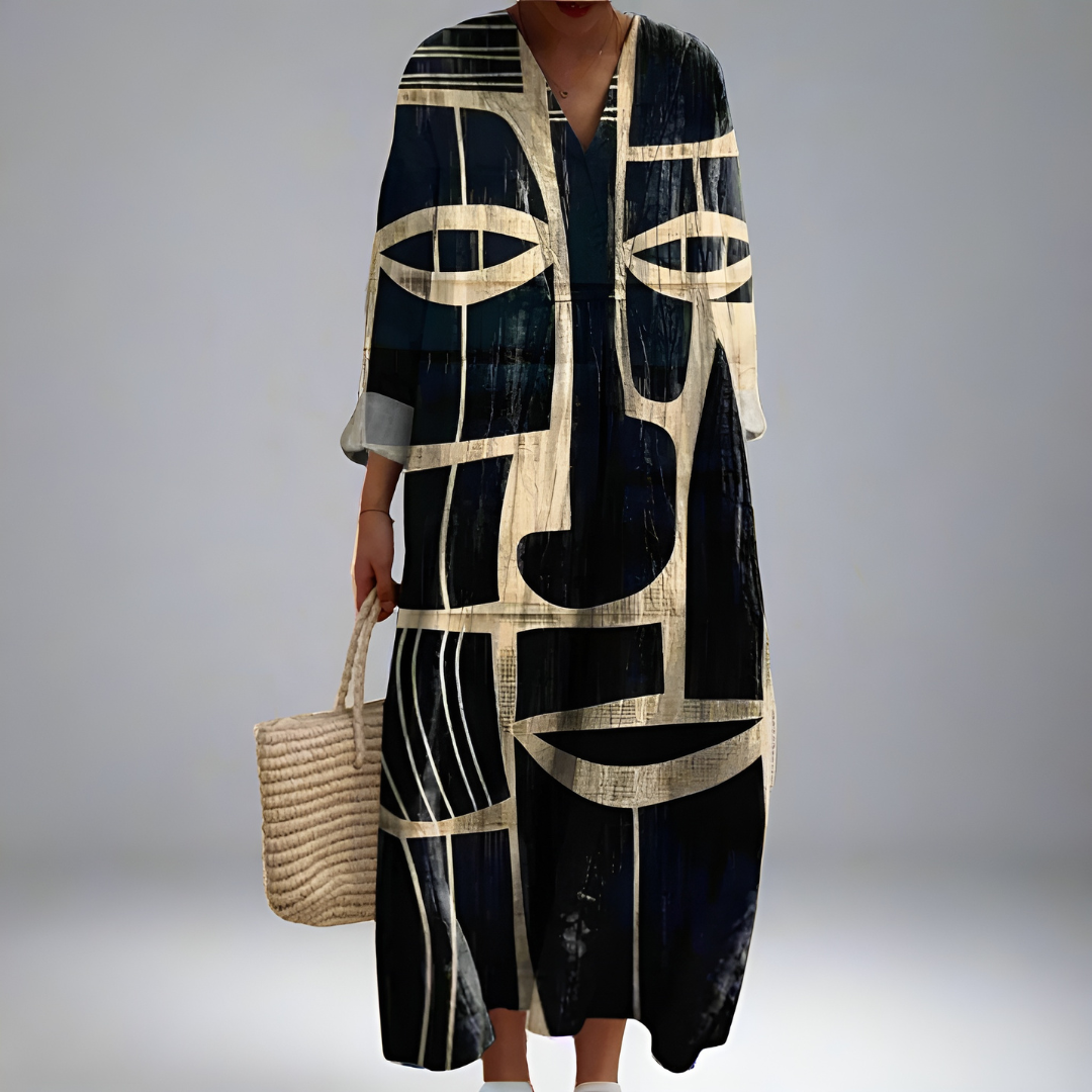 Magnolia – Abstract Soul Kaftan Dress