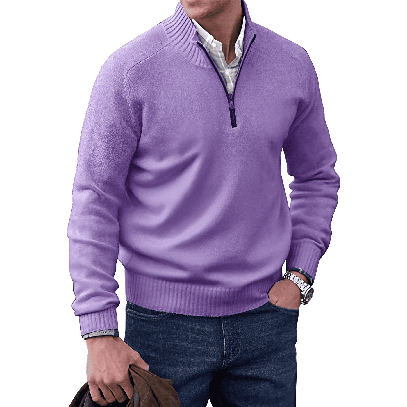 Thierry™  Zippered Sweater