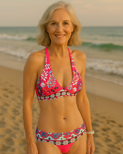 Sandra - Boho-Chic Halter Bikini