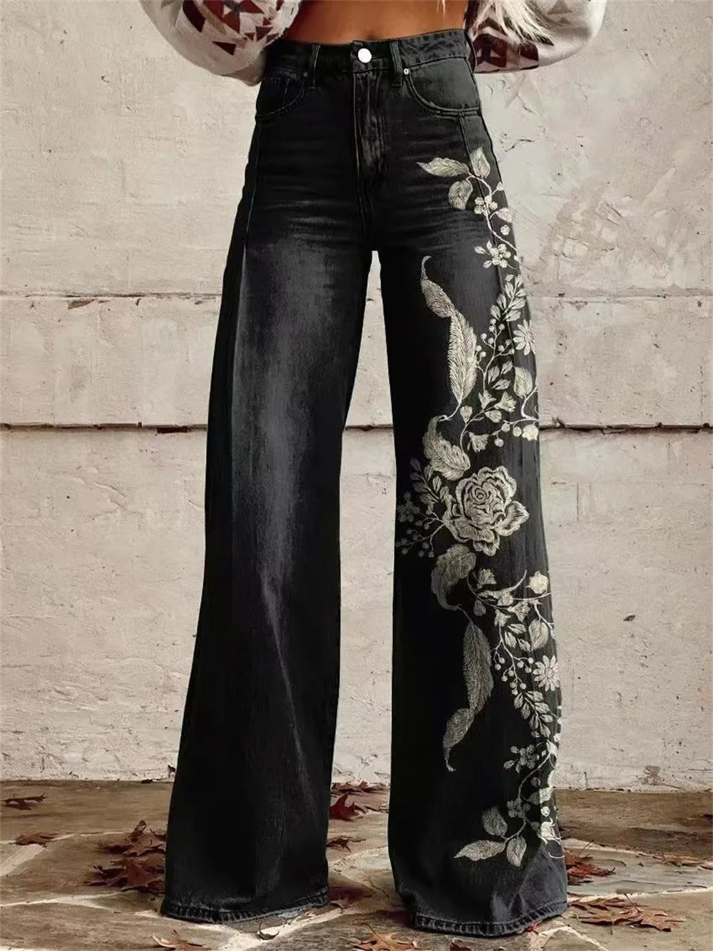 Grace - Casual Stylish Wide Leg Pants