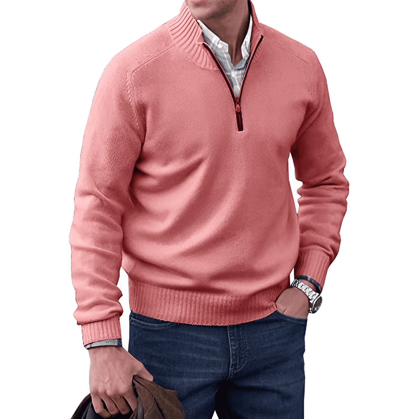 Thierry™  Zippered Sweater