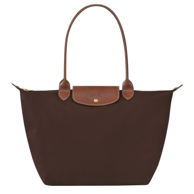 | Large Le Pliage bag, Dark Brown