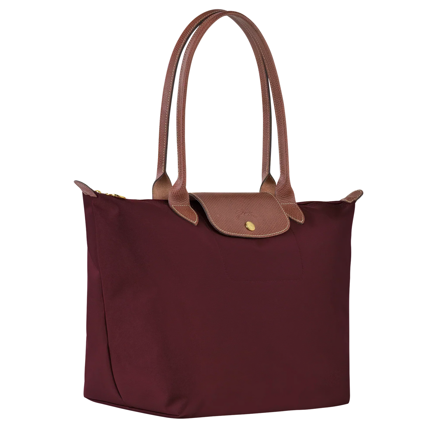 | Large Le Pliage bag, Burgundy