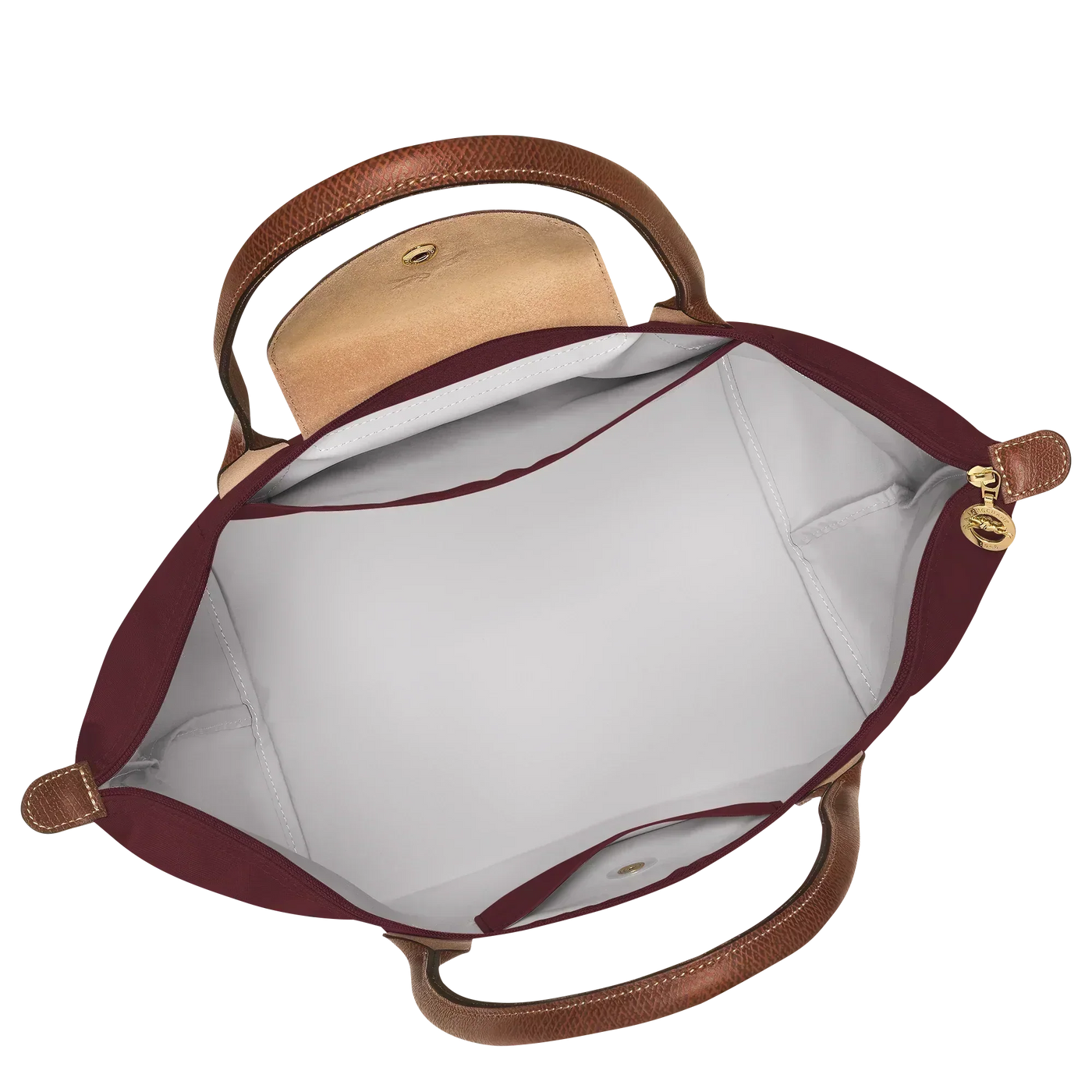 | Large Le Pliage bag, Burgundy