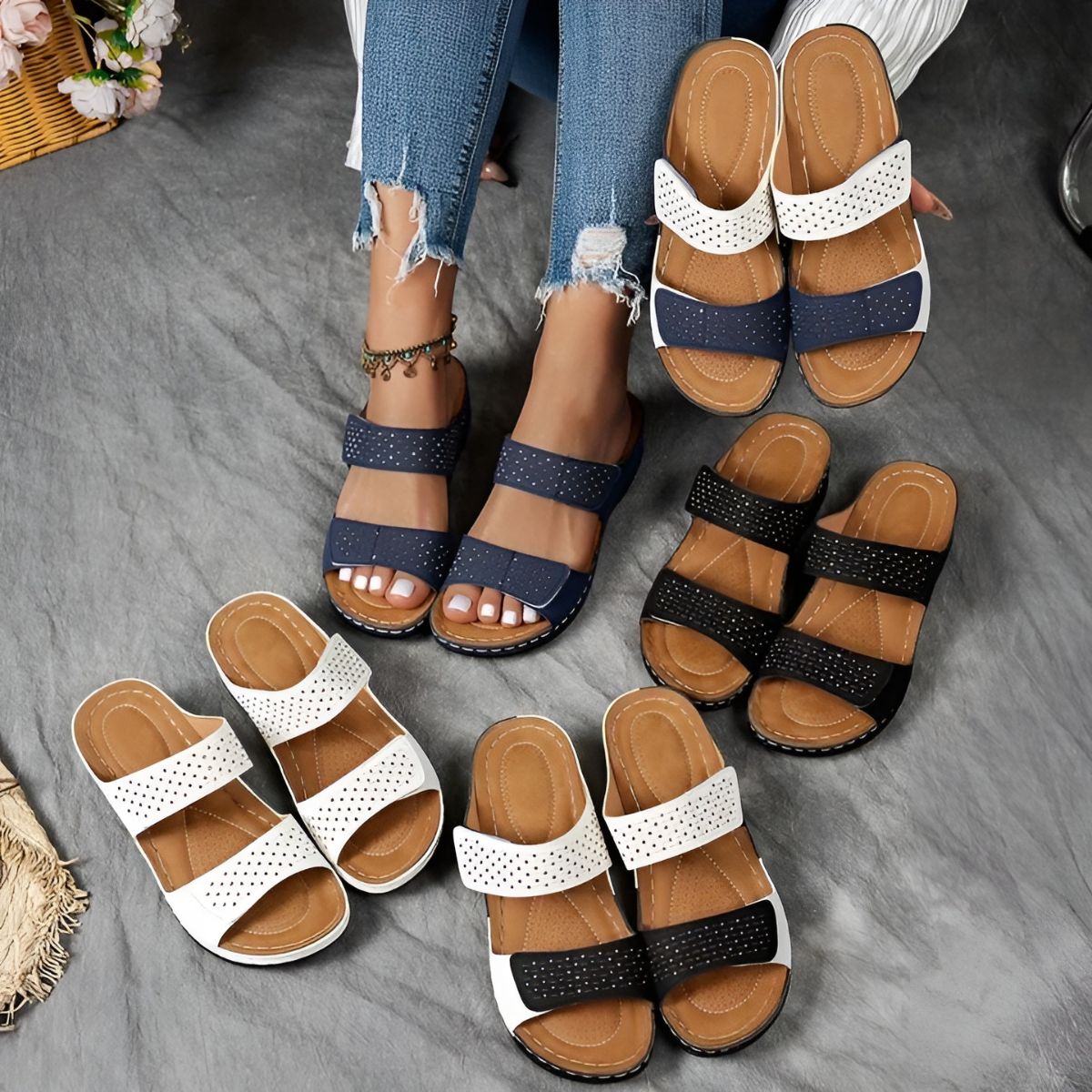 Alexandria - Elegant Orthopedic Sandals