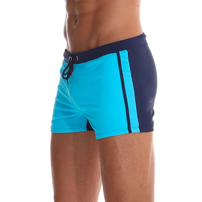 Liam – Comfortable patchwork beach shorts