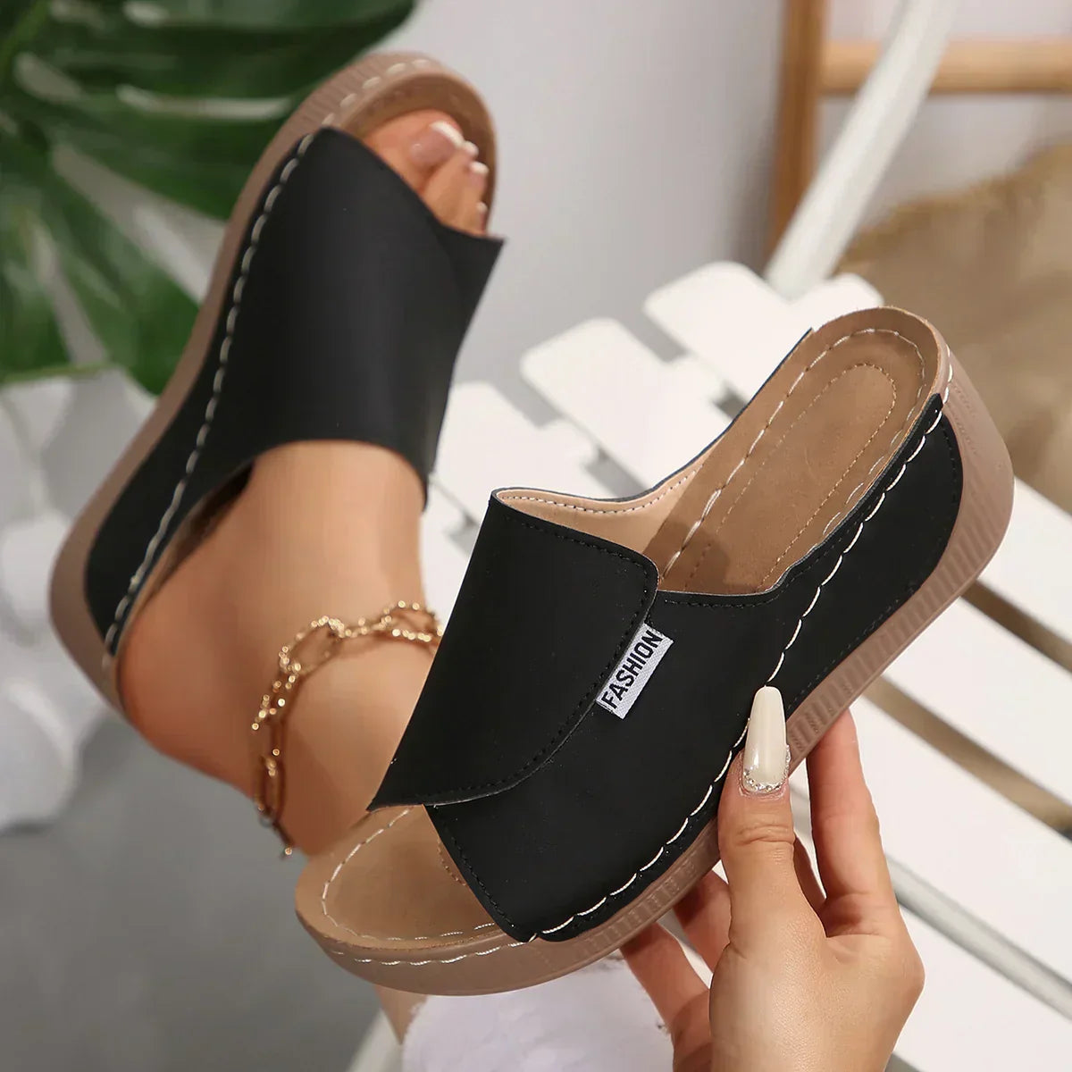 Natalie | Orthopedic Wedge Sandals