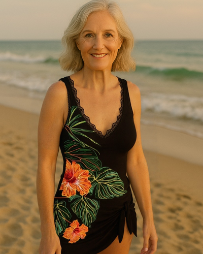 Carol - Floral Pattern Swim Tankini