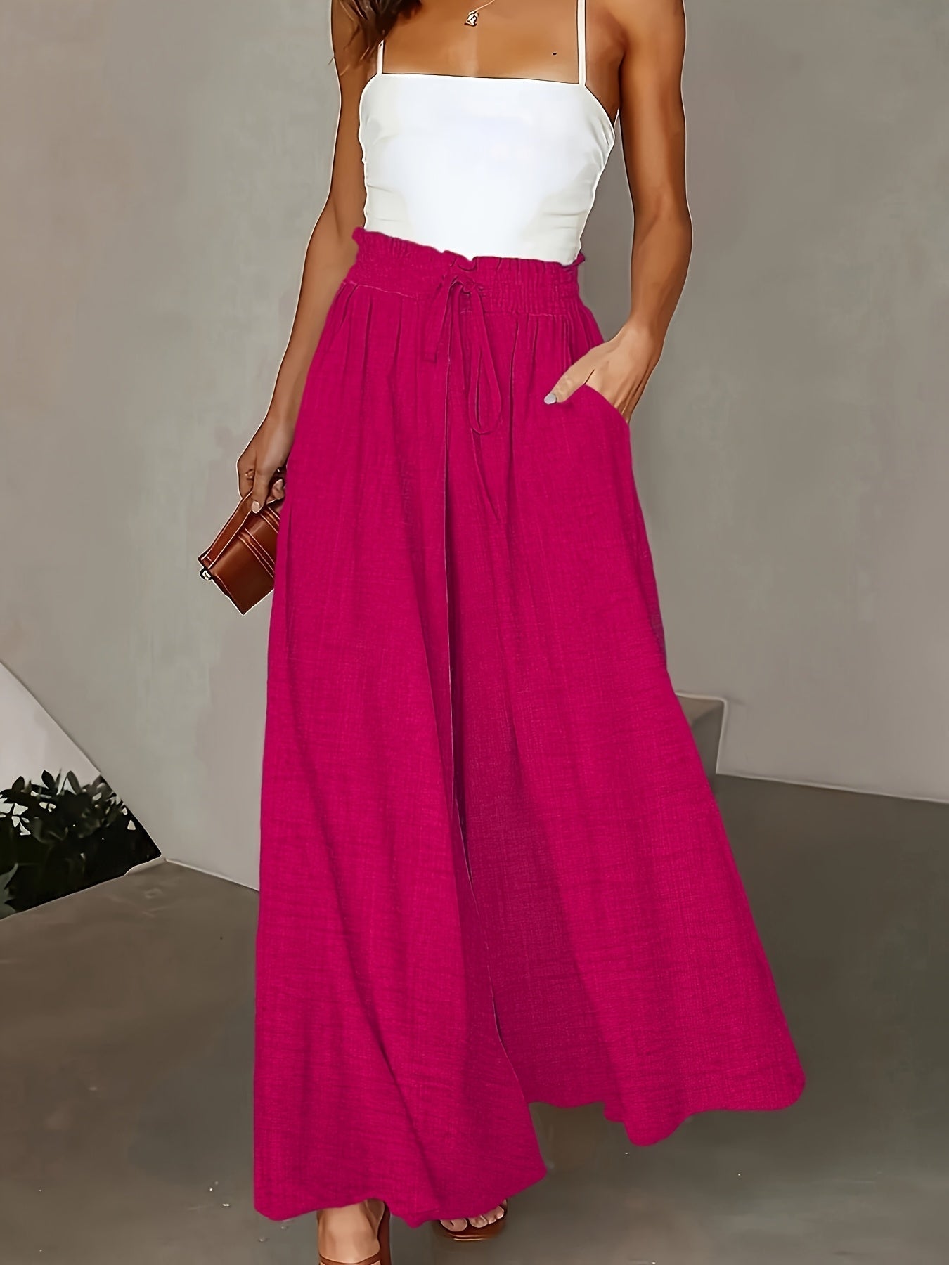 Amelia - Stylish Wide Leg Pants