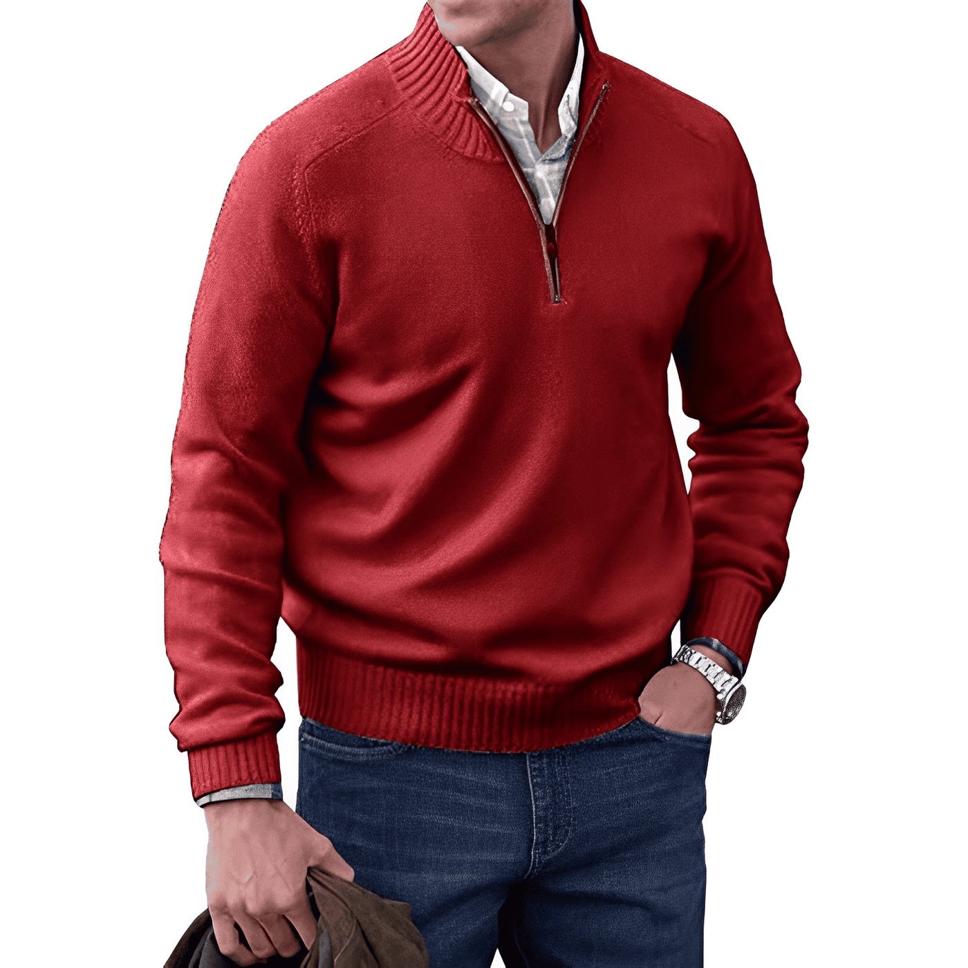 Thierry™  Zippered Sweater