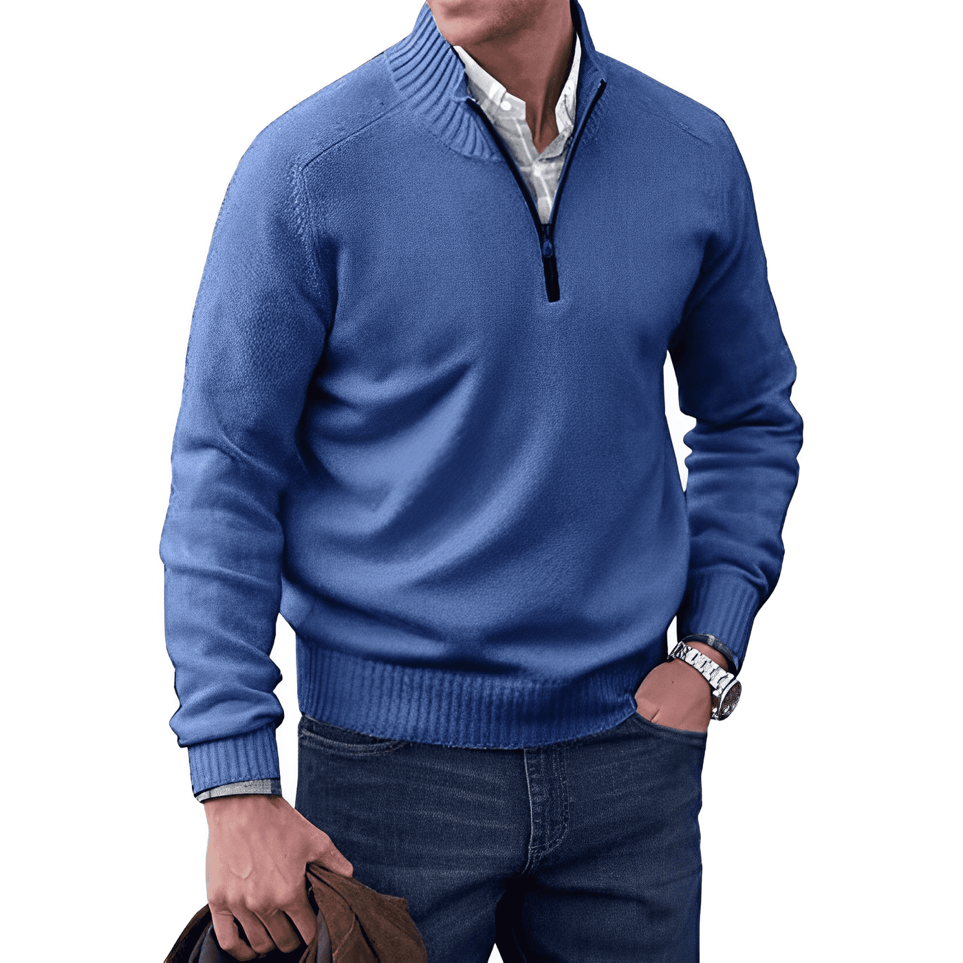 Thierry™  Zippered Sweater