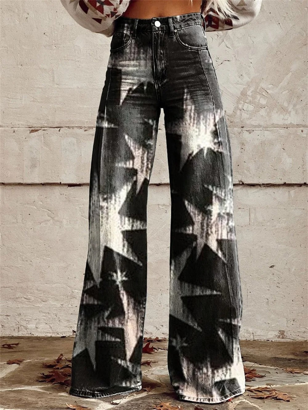 Mia - High Waisted Wide Leg Pants