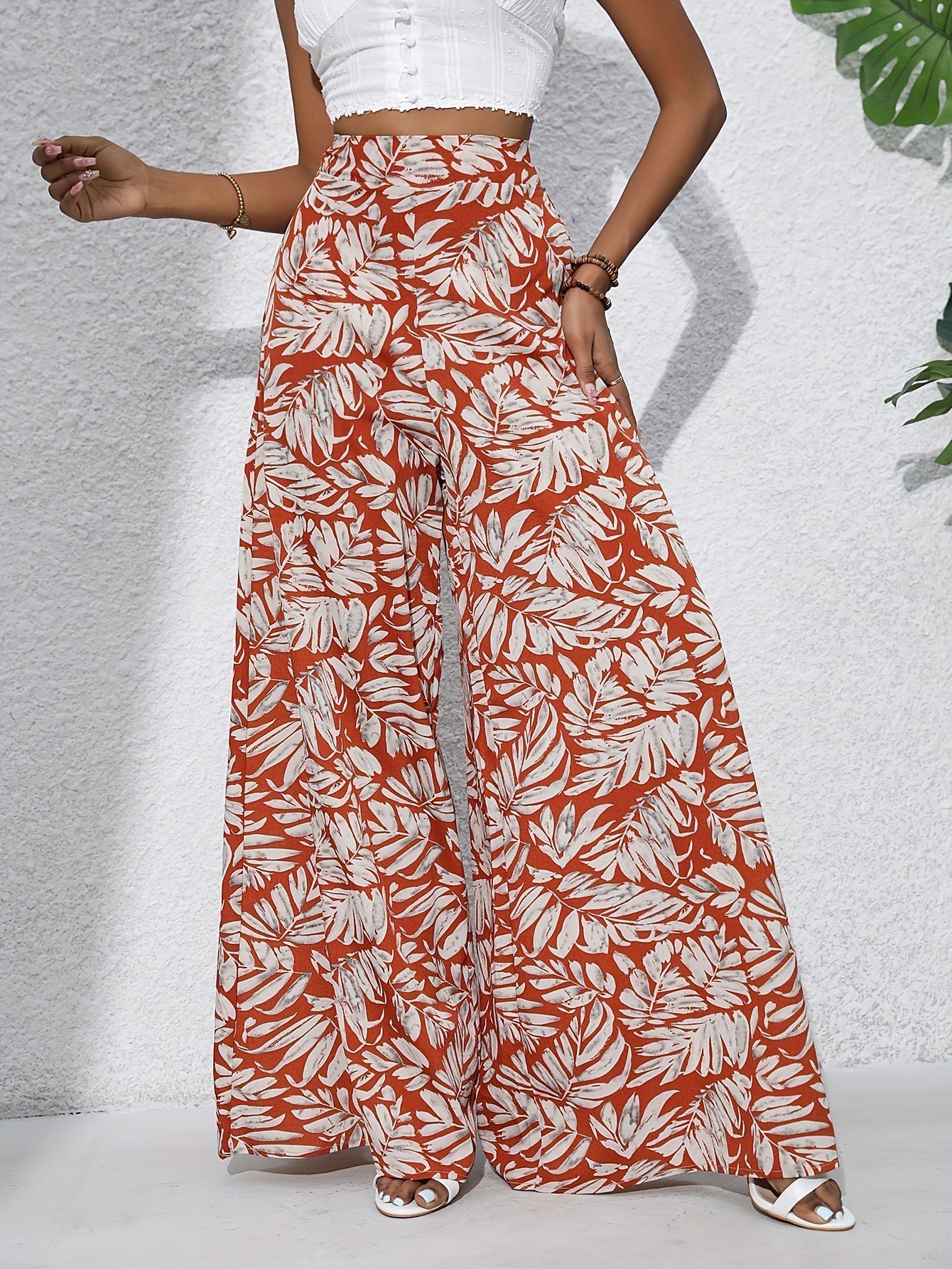 Lily - Chic Bohemian Wide-Leg Pants