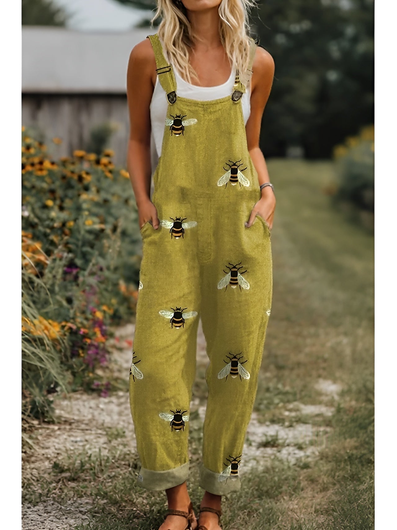 Calla - Honey Harvest Jumpsuit