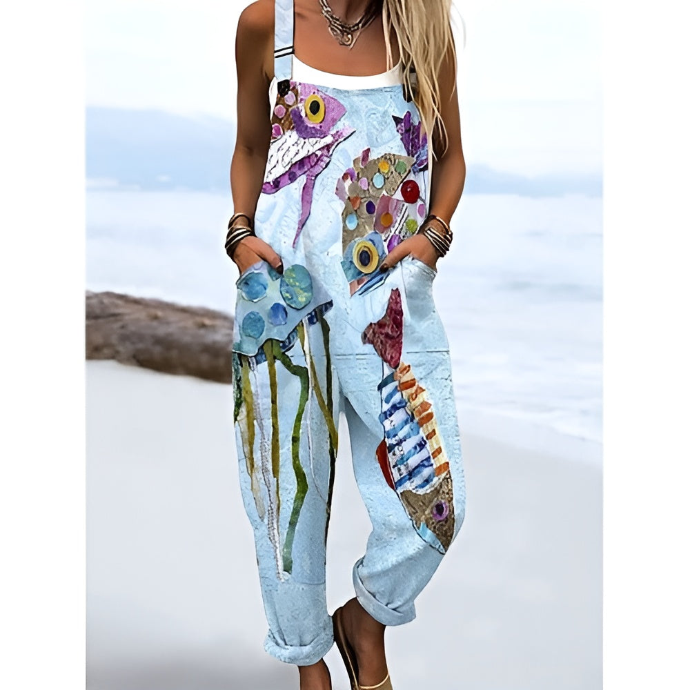 Saffron - Seaside Splash Jumpsuit