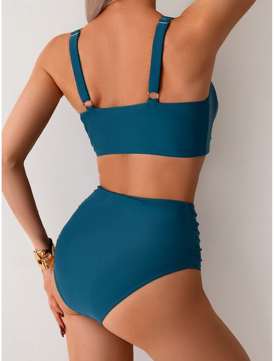 Nicole - Ruched Fabric Bikini