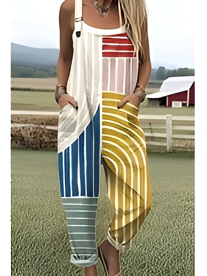 Bronte - Sunset Patch Jumpsuit