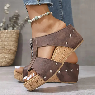 Calista |Stylish Wedge Sandals