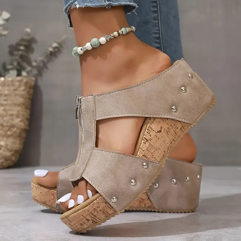 Calista |Stylish Wedge Sandals